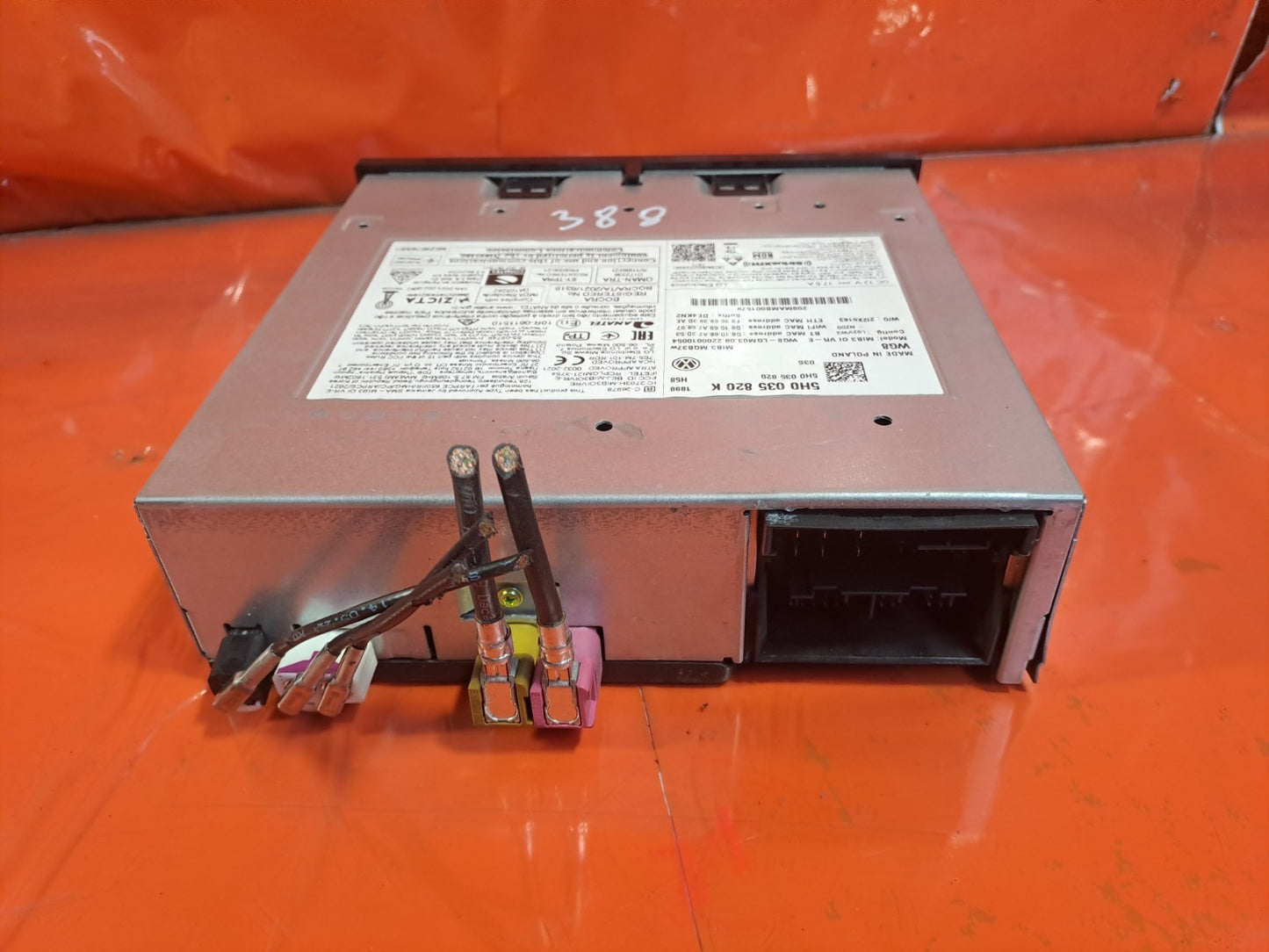 ✅2022 VW Golf GTE Sat Nav Head Unit & Display Screen 5H0919605B 5H0035820K A388 - Image 9