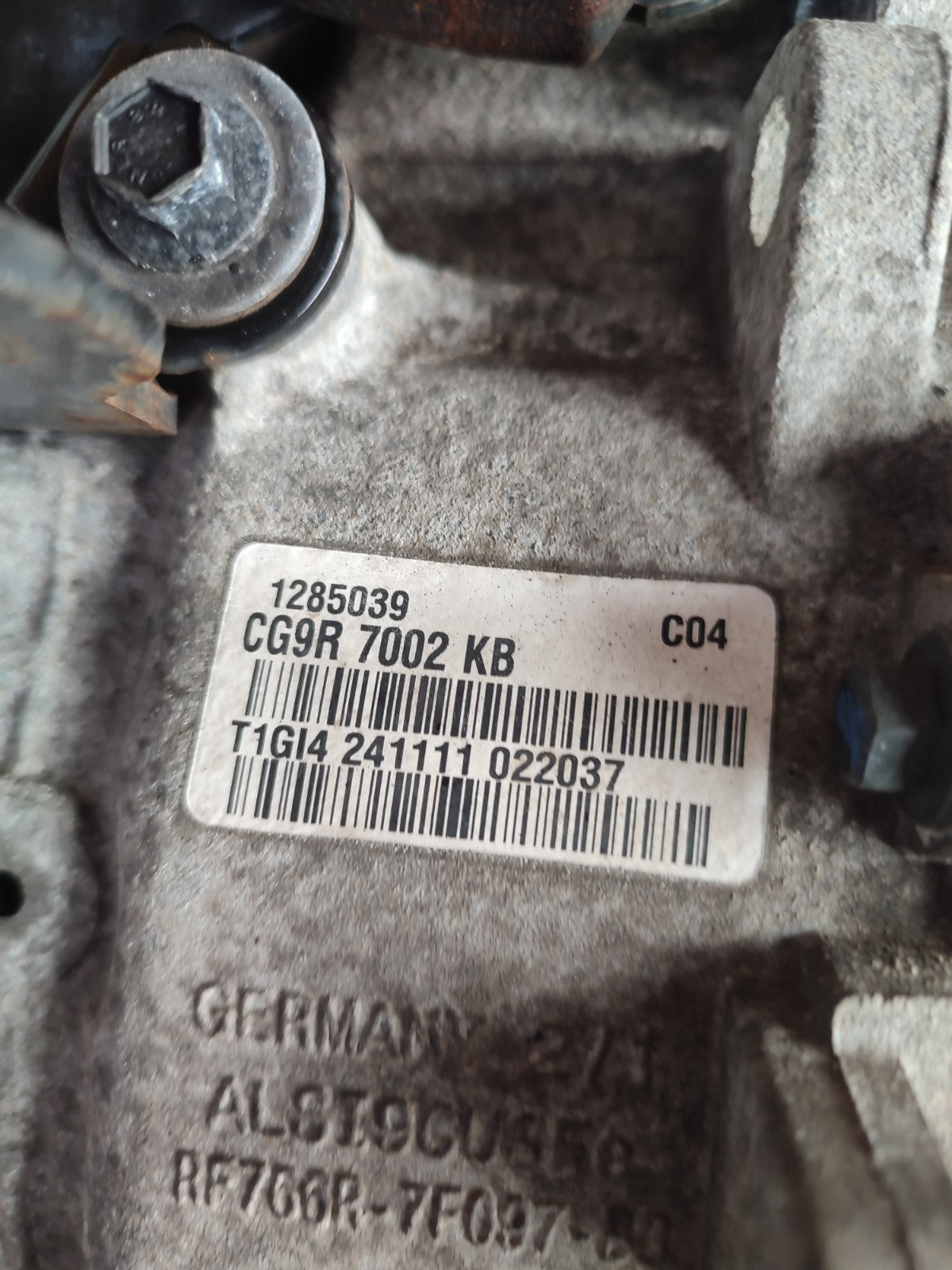 ✅2012 VOLVO XC60 MK1 2.4D 6 SPEED MANUAL GEARBOX CG9R-7002-KB + WARRANTY A289 - Image 11