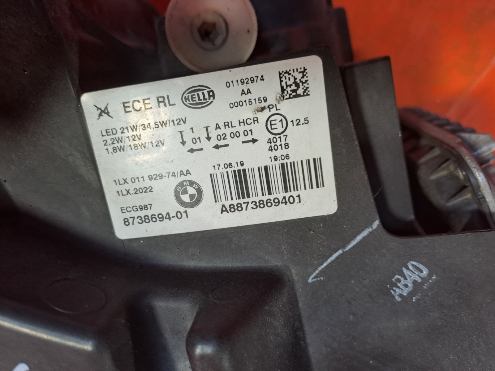 ✅2019 BMW 1 Series F20 M Sport Front Right LED Headlight 8738694 + Warranty A360 - Image 11