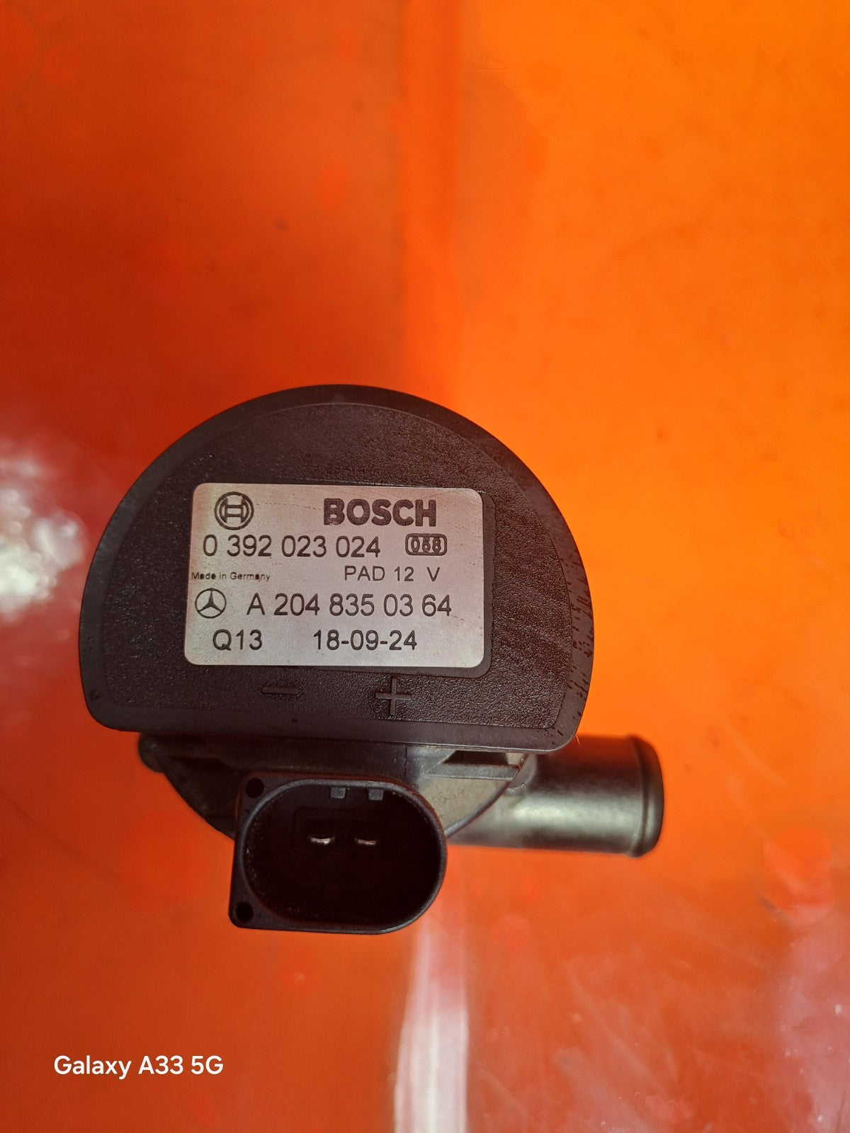 ✅MERCEDES A180D SPORT W177 1.5 DIESEL 2018 AUXILIARY WATER PUMP A2048350364 A297 - Image 6