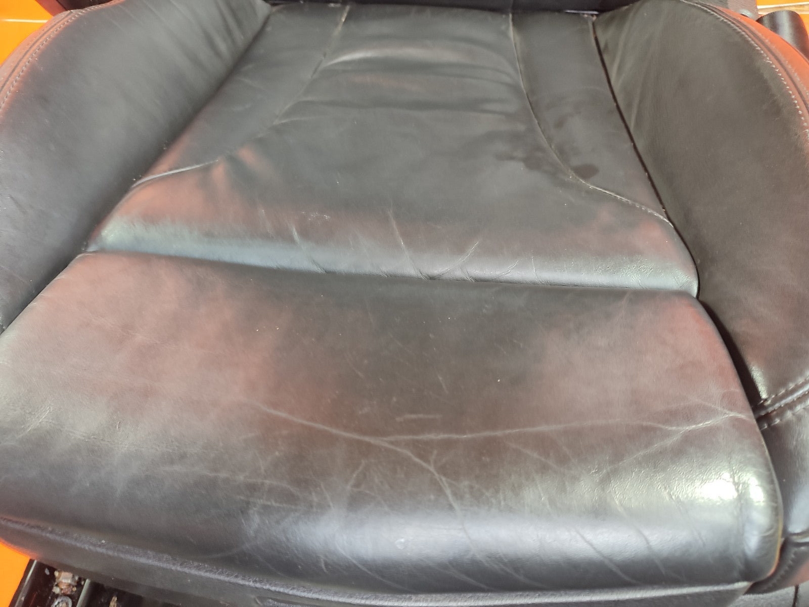 ✅AUDI Q7 S LINE 3.0 DIESEL 2009 FRONT LEFT LEATHER SEAT Warranty A300 - Image 3
