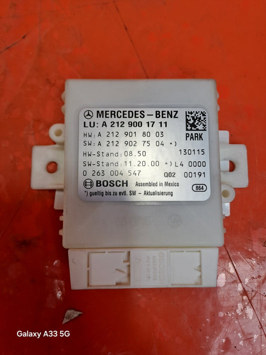 ✅2013 MERCEDES E CLASS W212 PARKING ASSISTANCE CONTROL MODULE A2129001711 A271 - Image 2