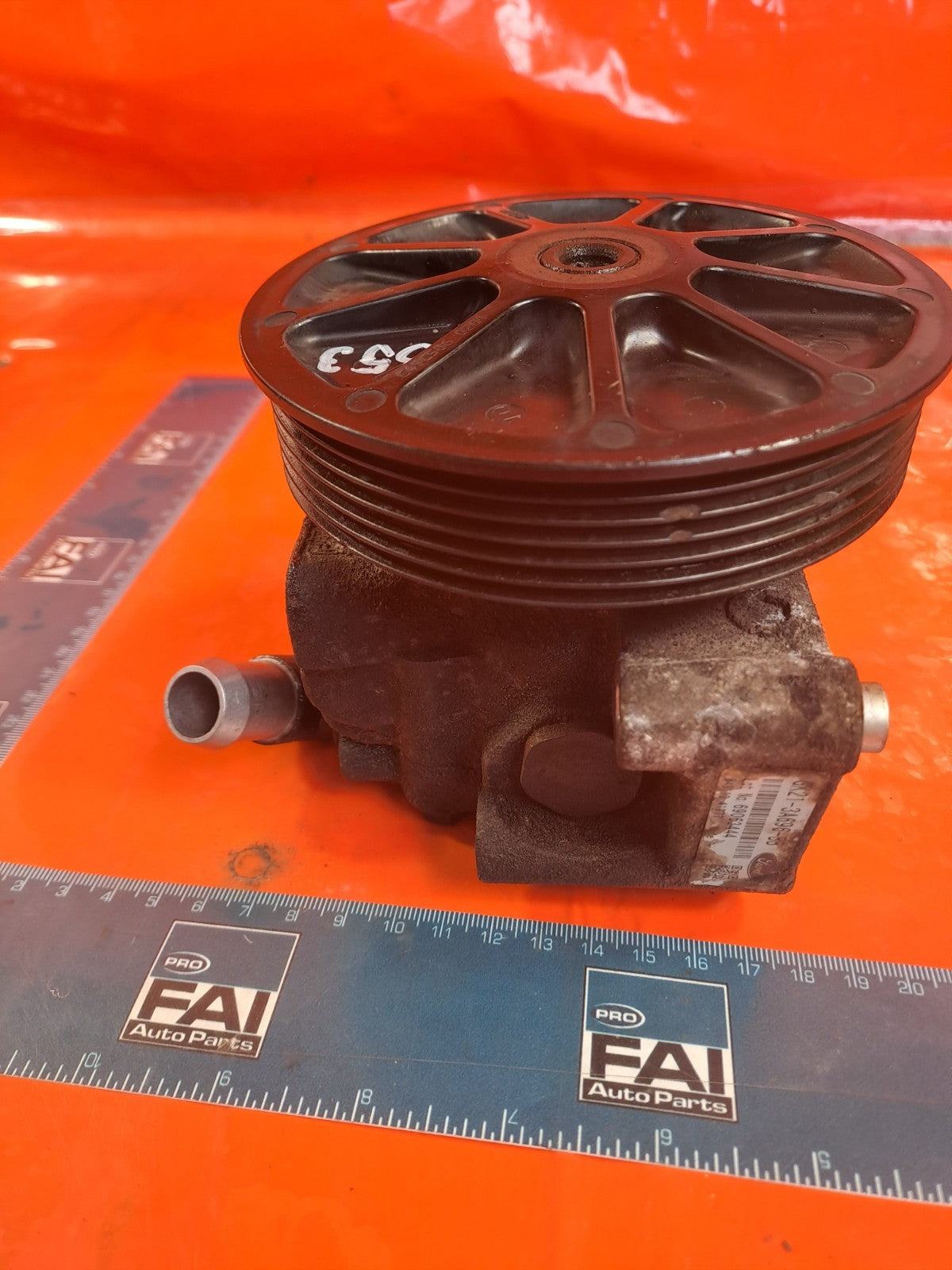 ✅2022 FORD TRANSIT CUSTOM POWER STEERING PUMP GK21-3A696-BB + WARRANTY A353 - Image 9