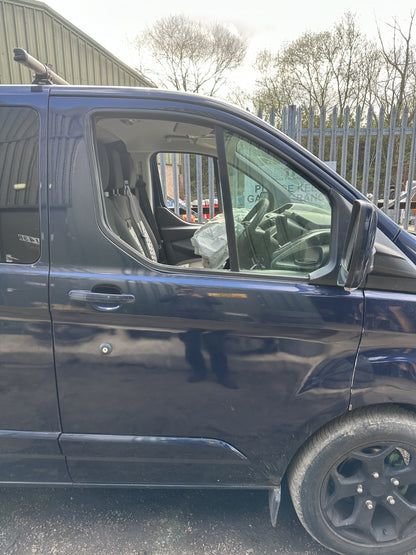 ✅2014 Ford Transit Custom 2.2D Front Right Door Bare W/O Mirror Blue A379 - Image 1