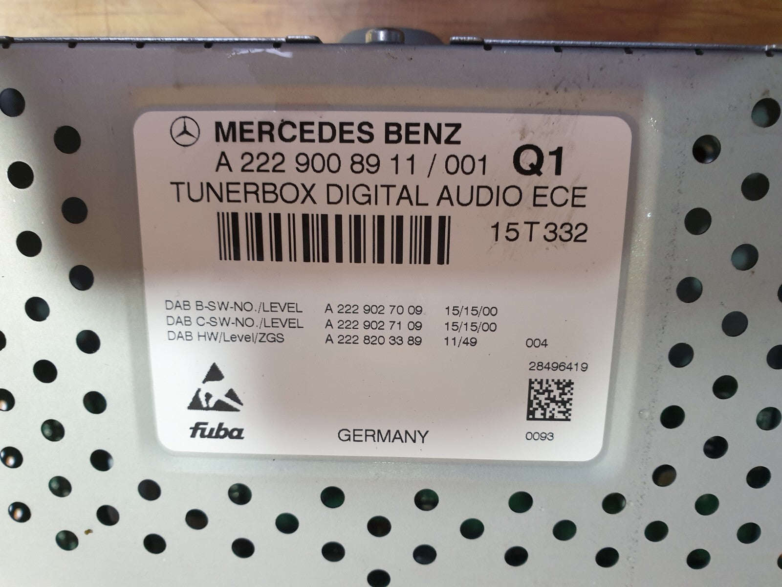 ✅2016 Mercedes C Class W205 Digital Audio Tuner Box A2229008911 A123 - Image 12