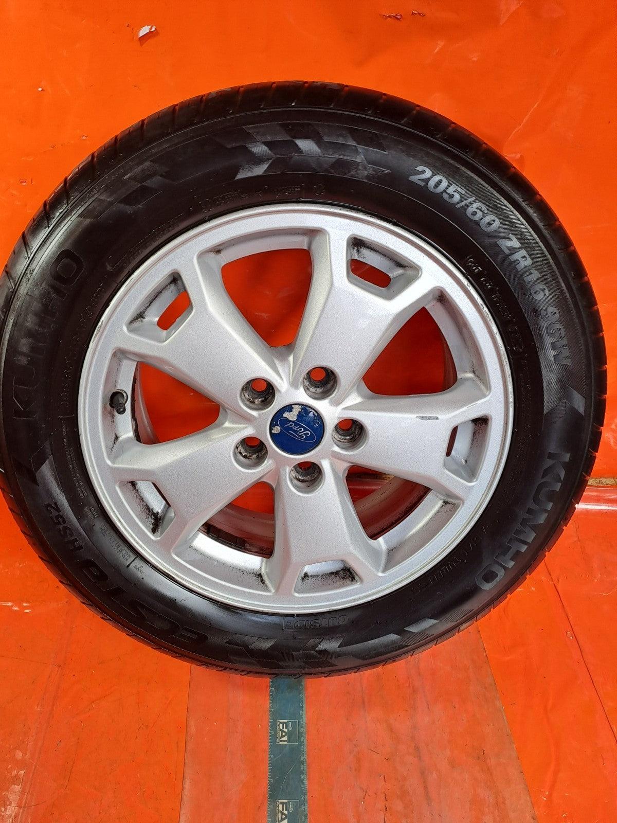 ✅2015 FORD TRANSIT CONNECT V408 ALLOY WHEEL WITH TYRE 205/60 R16 DT11-AC A355 - Image 3