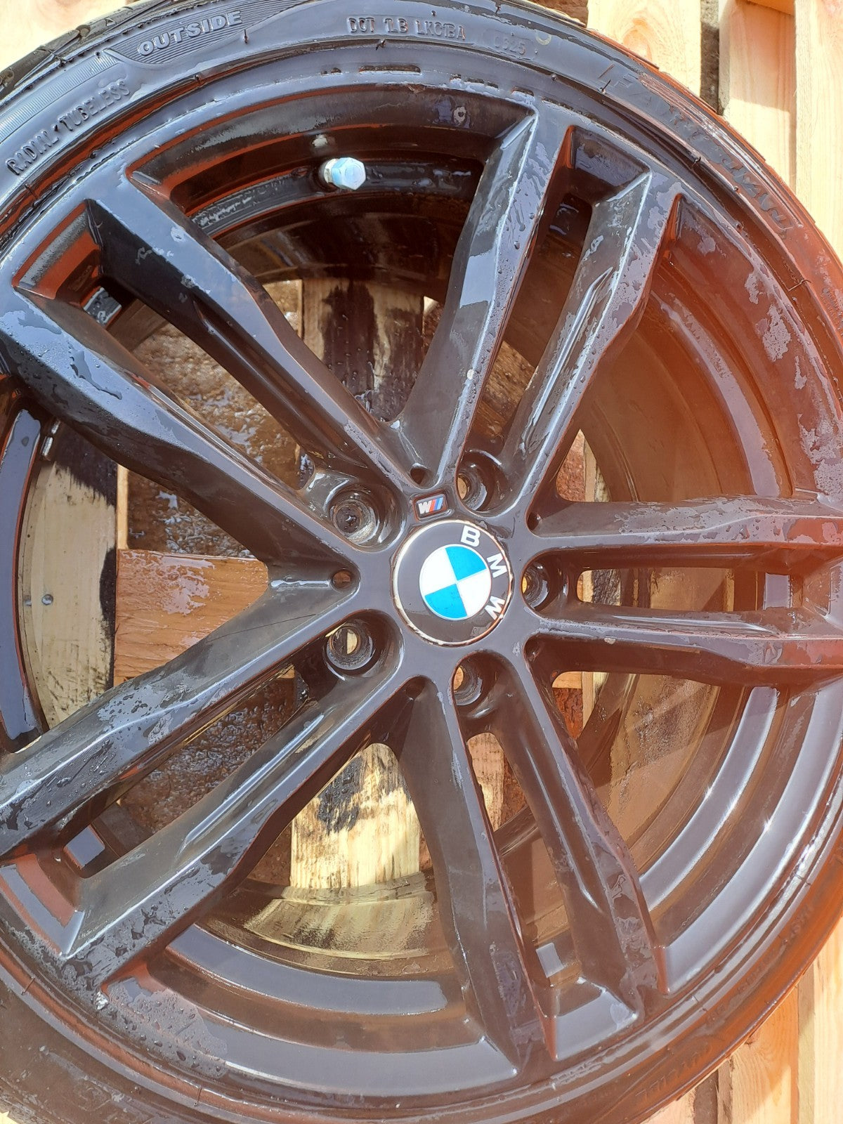 ✅2015 BMW 4 Series F33 M Sport Alloy Wheel With Tyre 255/35 R19 8097244 A367 - Image 3
