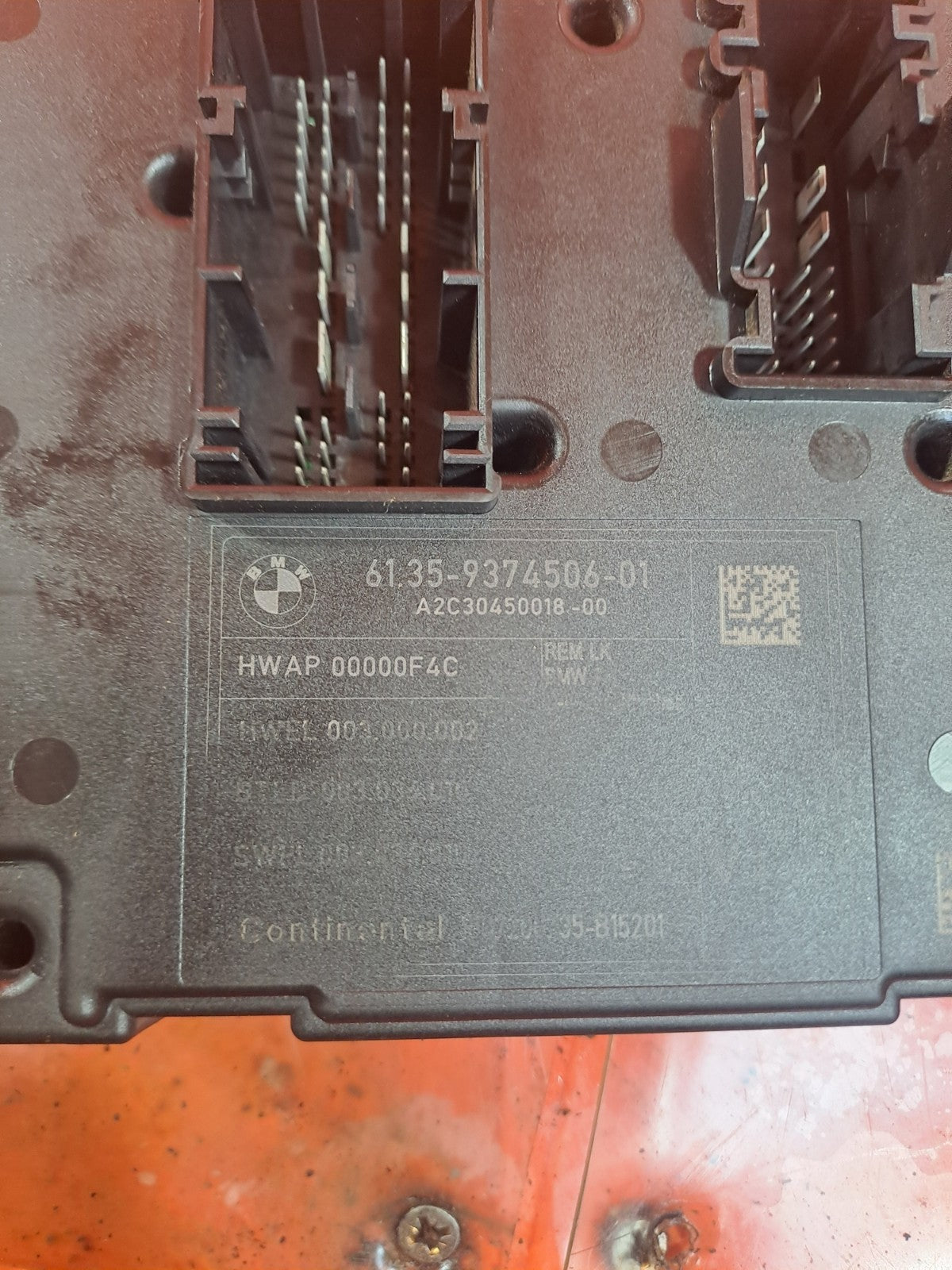 ✅2015 BMW 1 SERIES F20 REAR FUSE BOX BODY CONTROL MODULE 9374506 + WARRANTY A320 - Image 7
