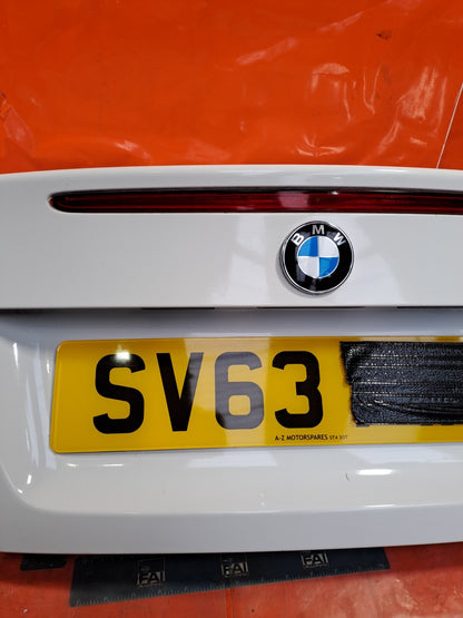 ✅2013 BMW 1 SERIES E88 M SPORT BOOT LID TAILGATE WHITE (300) +WARRANTY A348 - Image 4