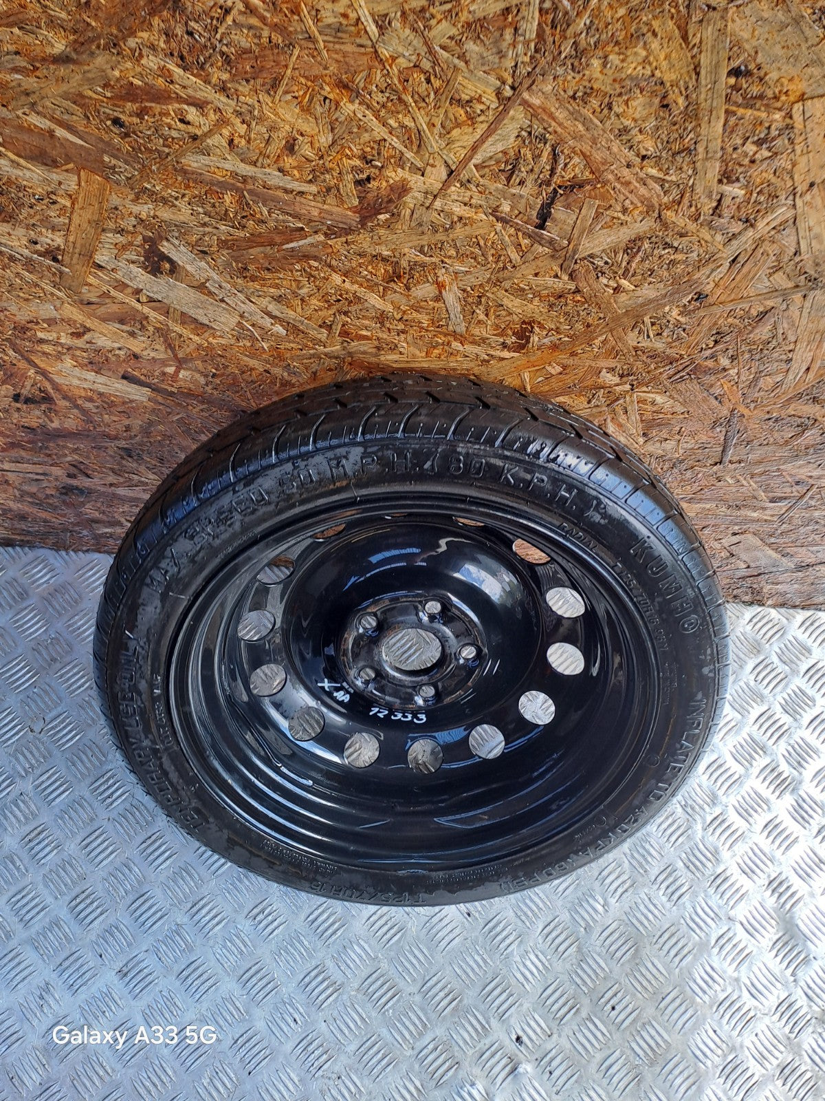 ✅VW GOLF MK6 SPACE SAVER SPARE WHEEL T125/70 R16 + WARRANTY xAA - Image 5
