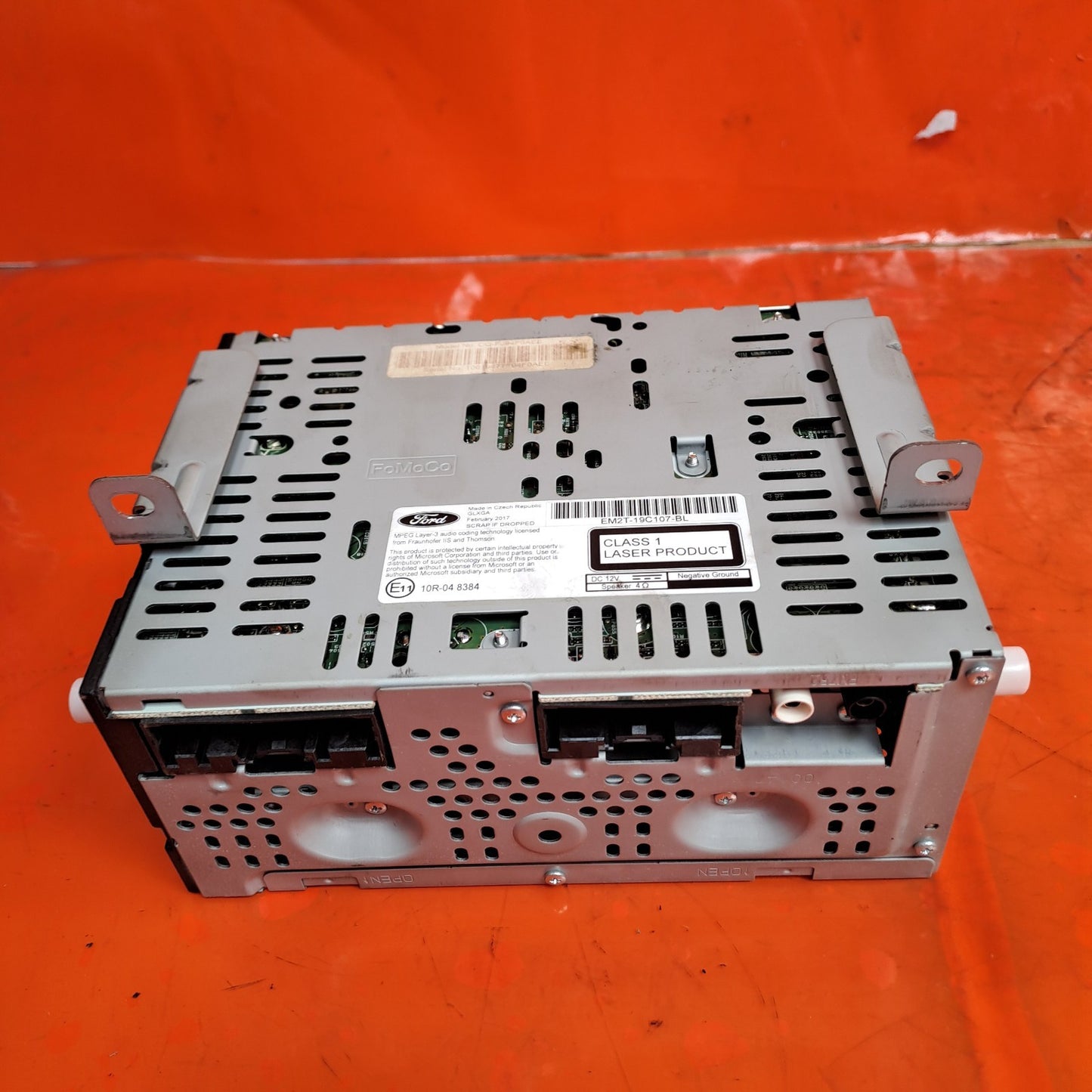 ✅Ford Galaxy Zetec 2017 2.0 Diesel RADIO CD PLAYER HEAD UNIT EM2T-19C107-BL A296 - Image 4