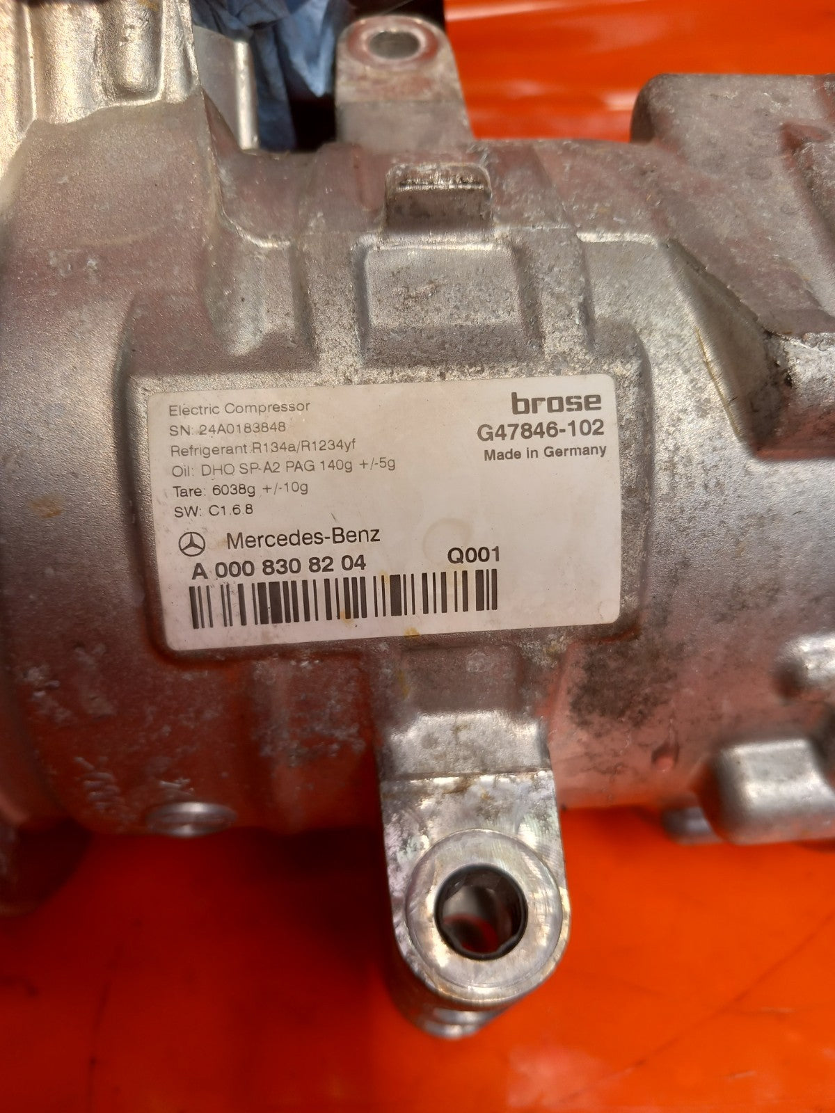 2025 Mercedes GLE W167 AMG Air Condition A/C Pump A0008308204 Warranty A397 - Image 9