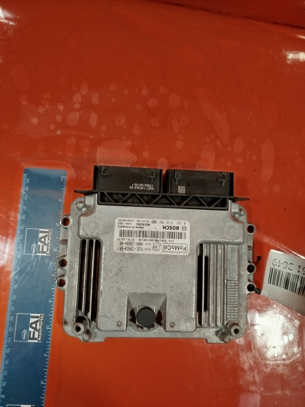 ✅FORD FIESTA MK8 VIGNALE 1.0 PETROL 2018 ENGINE CONTROL MODULE H1B112A650EA A261 - Image 1