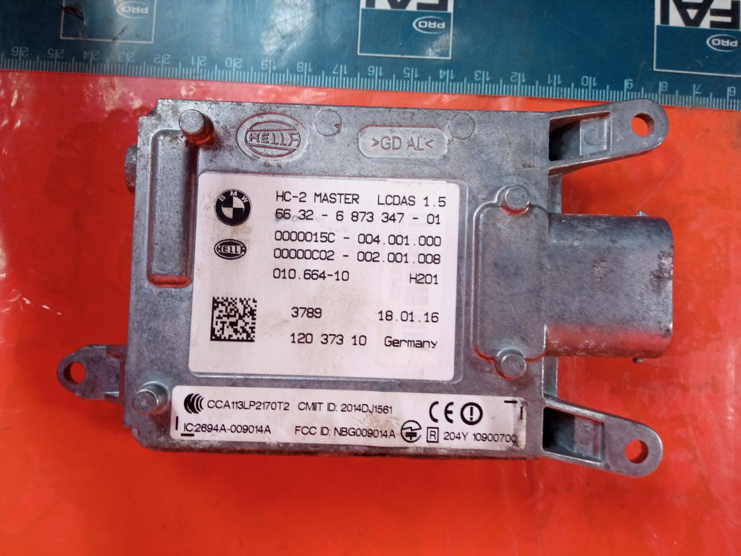 ✅BMW 420D F33 2.0 DIESEL 2016 LANE CHANGE WARNING SENSOR MODULE RIGHT 6873347 - Image 1