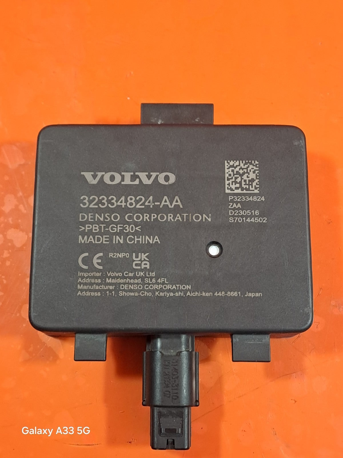 ✅POLESTAR 2 LONG RANGE 2023 REAR BLIND SPOT RADAR SENSOR MODULE 32334824AA A312 - Image 1