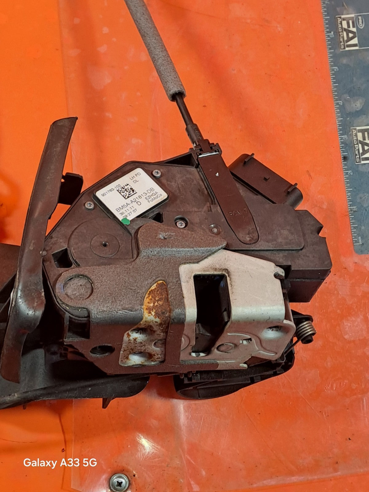 ✅2013 FORD FOCUS MK3 TITANIUM X FRONT LEFT DOOR LOCK BM5A-A21813-DB + WARRANTY - Image 3