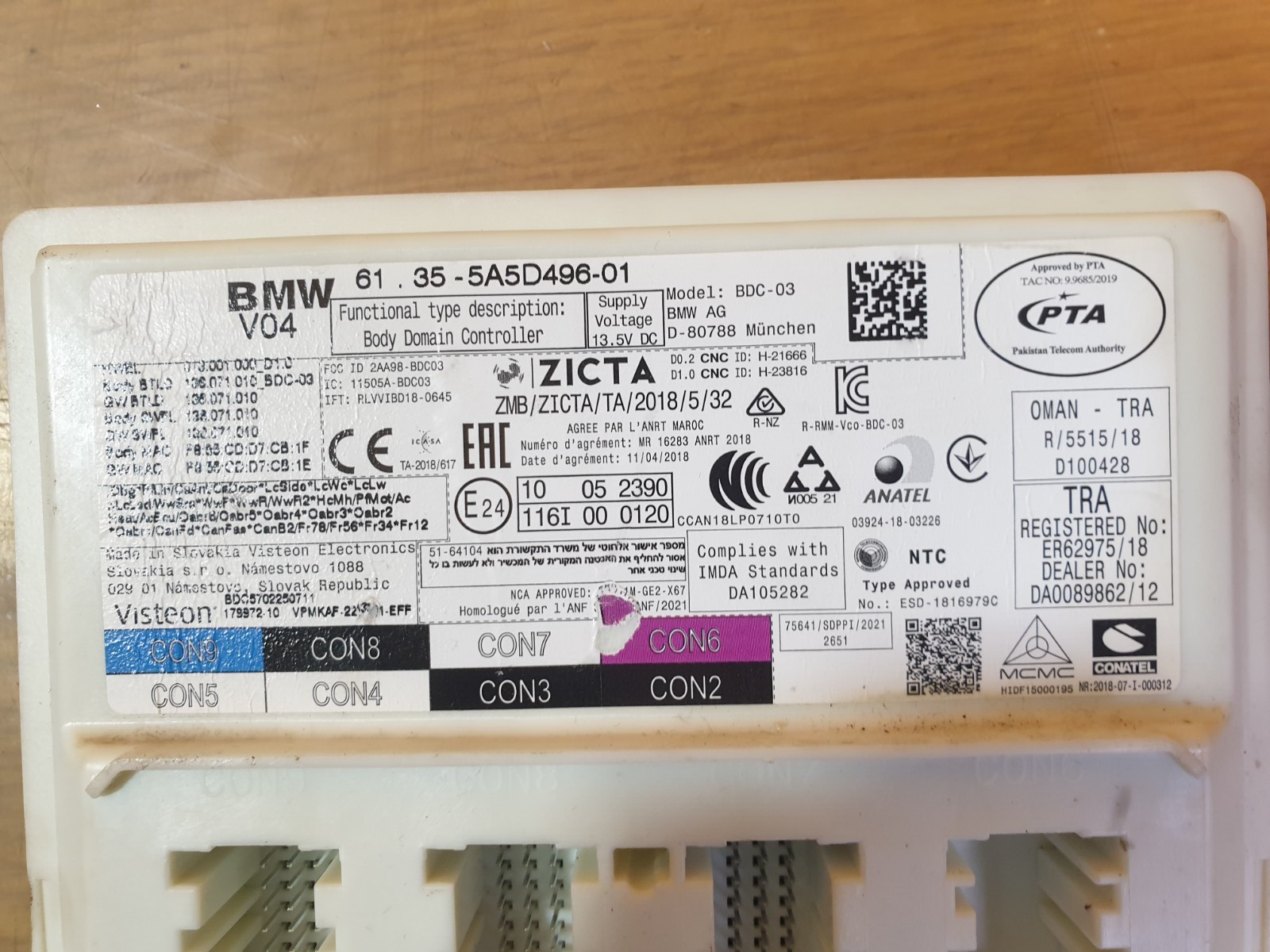 ✅2021 BMW 1 SERIES F40 M SPORT BODY DOMAIN CONTROL MODULE VPJKAF14B127A A177 - Image 5
