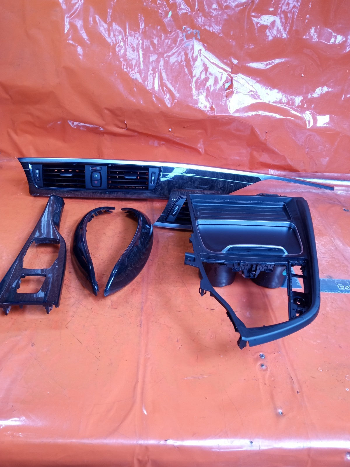 ✅2016 BMW 4 Series F33 Fine Ash Grain Wood Interior Trim Set 7348941 + Warranty - Image 4