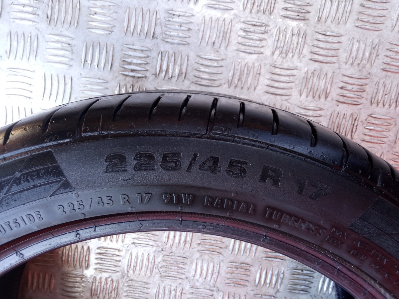 ✅Continental Sport Contact Tyre 225/45 R17 6.36 mm Warranty xAA - Image 4