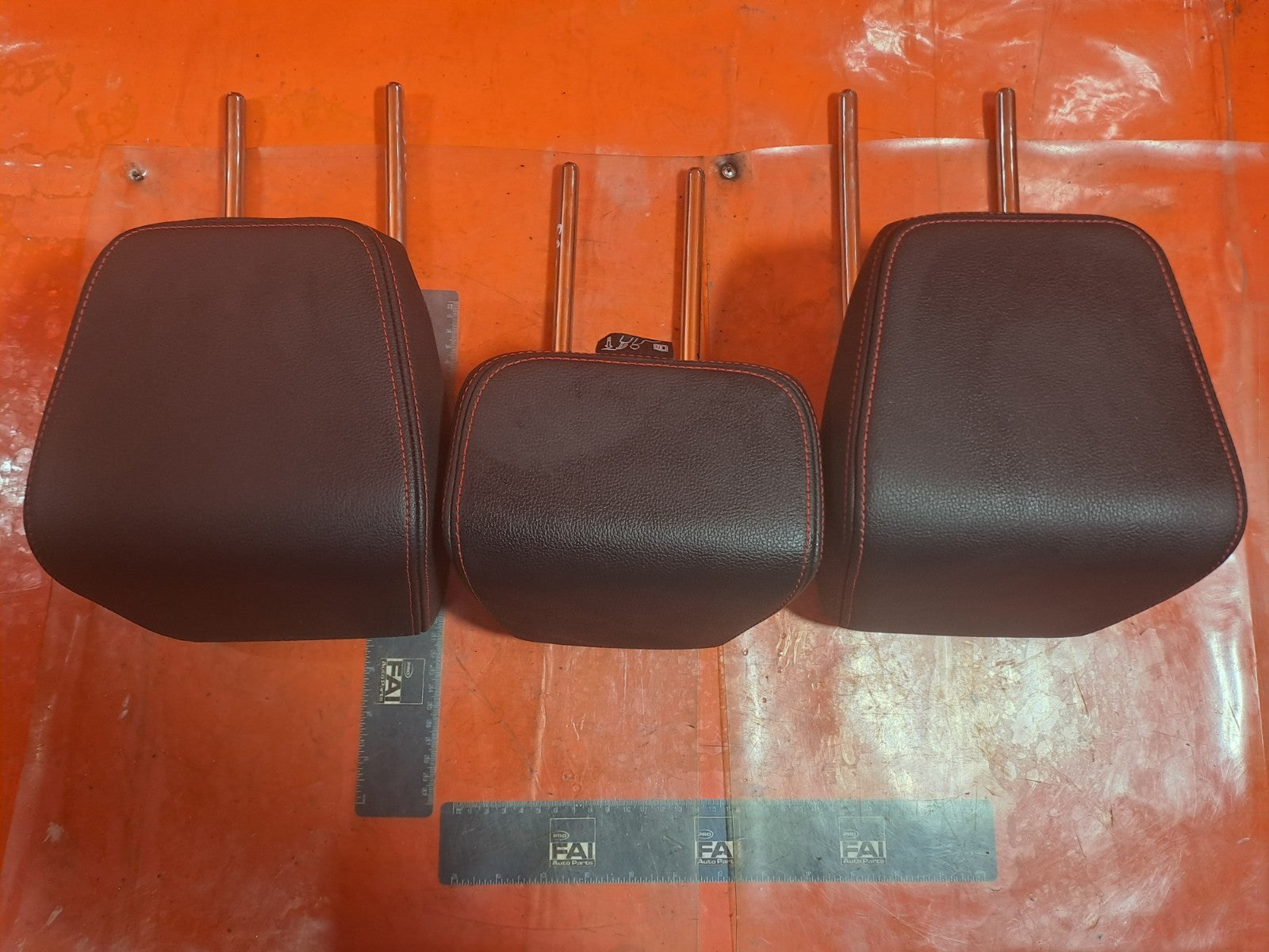 ✅FORD PUMA St-LINE X 1.0 PETROL 2021 REAR LEATHER HEADRESTS SET Warranty A335 - Image 4