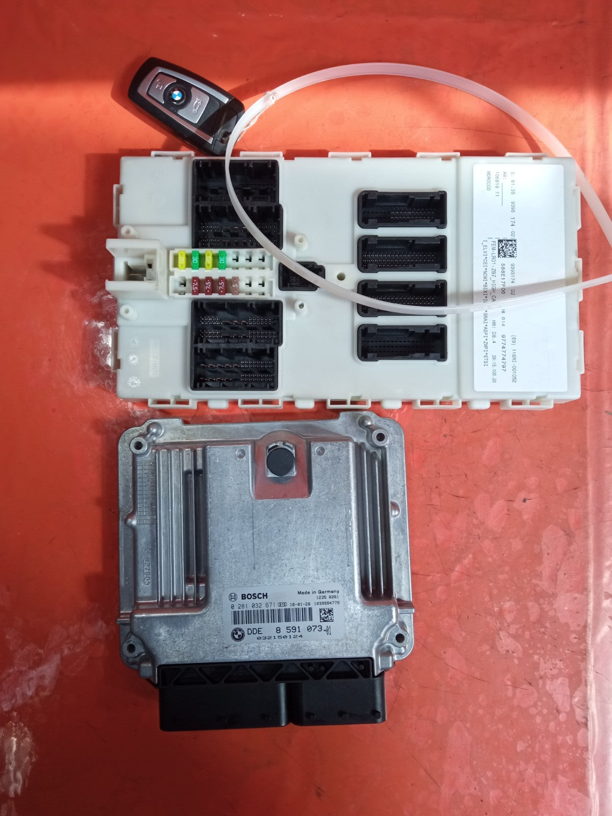 ✅2016 BMW 4 Series F33 Engine ECU Kit 8591073 9395174 + Warranty A368 - Image 5