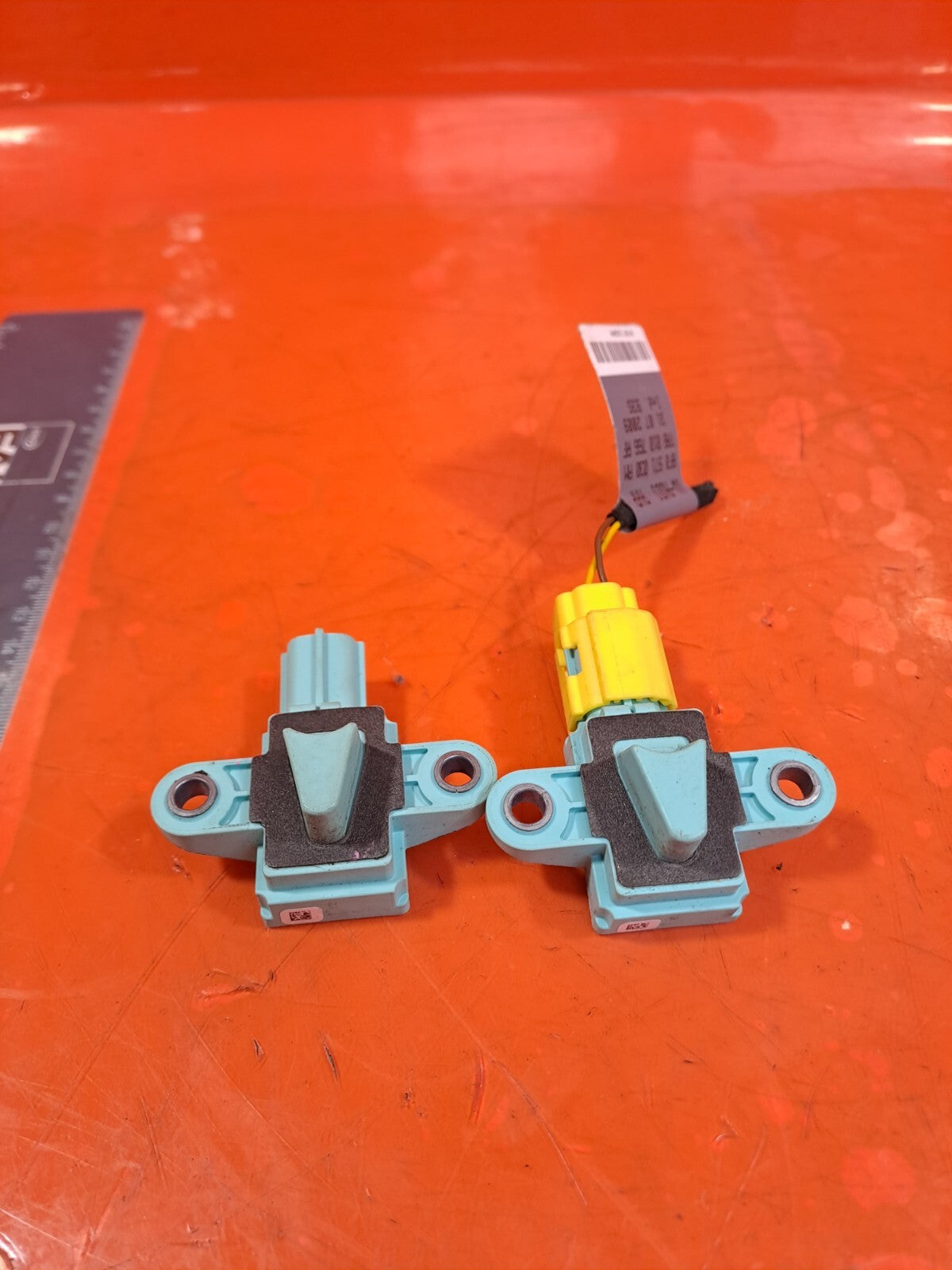 ✅2012 AUDI A5 1.8P CRASH IMPACT SENSORS x2 8K0955557C + WARRANTY A222 - Image 1