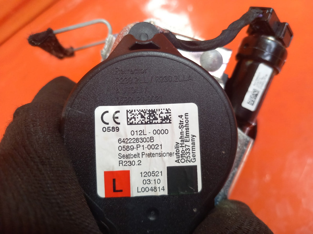 BMW F40 116D 1.5 Diesel 2021 Front Left Seat Belt 642228300B Warranty A365 - Image 9