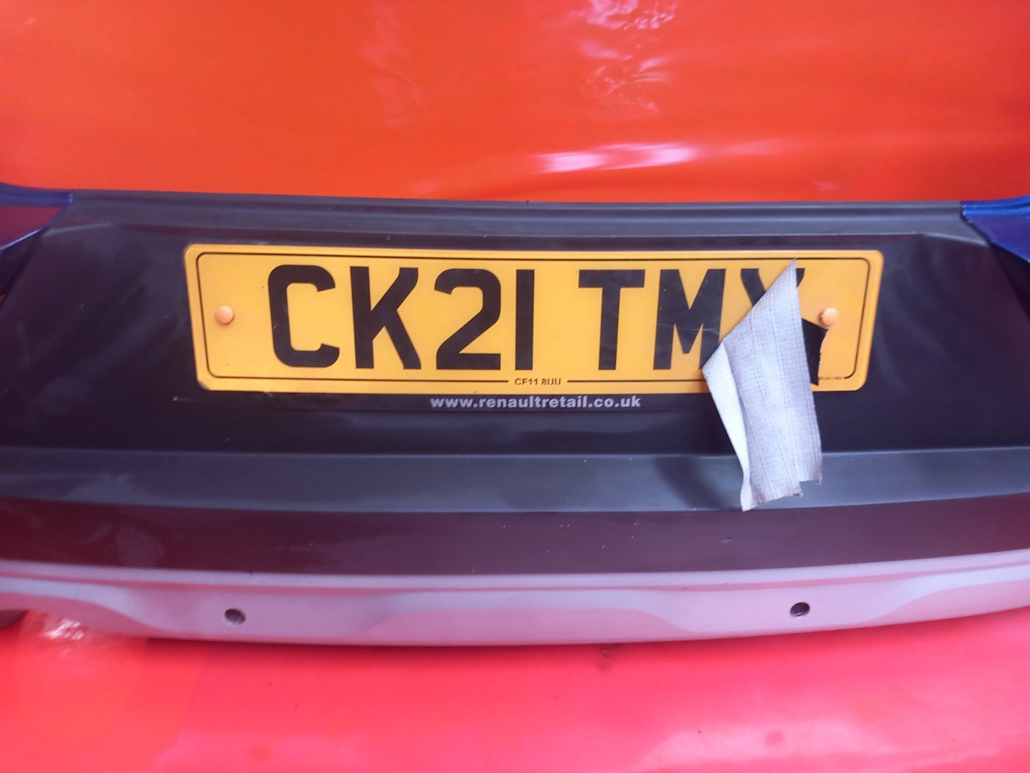 ✅2021 Renault Captur MK2 Iconic Rear Bumper Blue scratched + Warranty A385 - Image 4