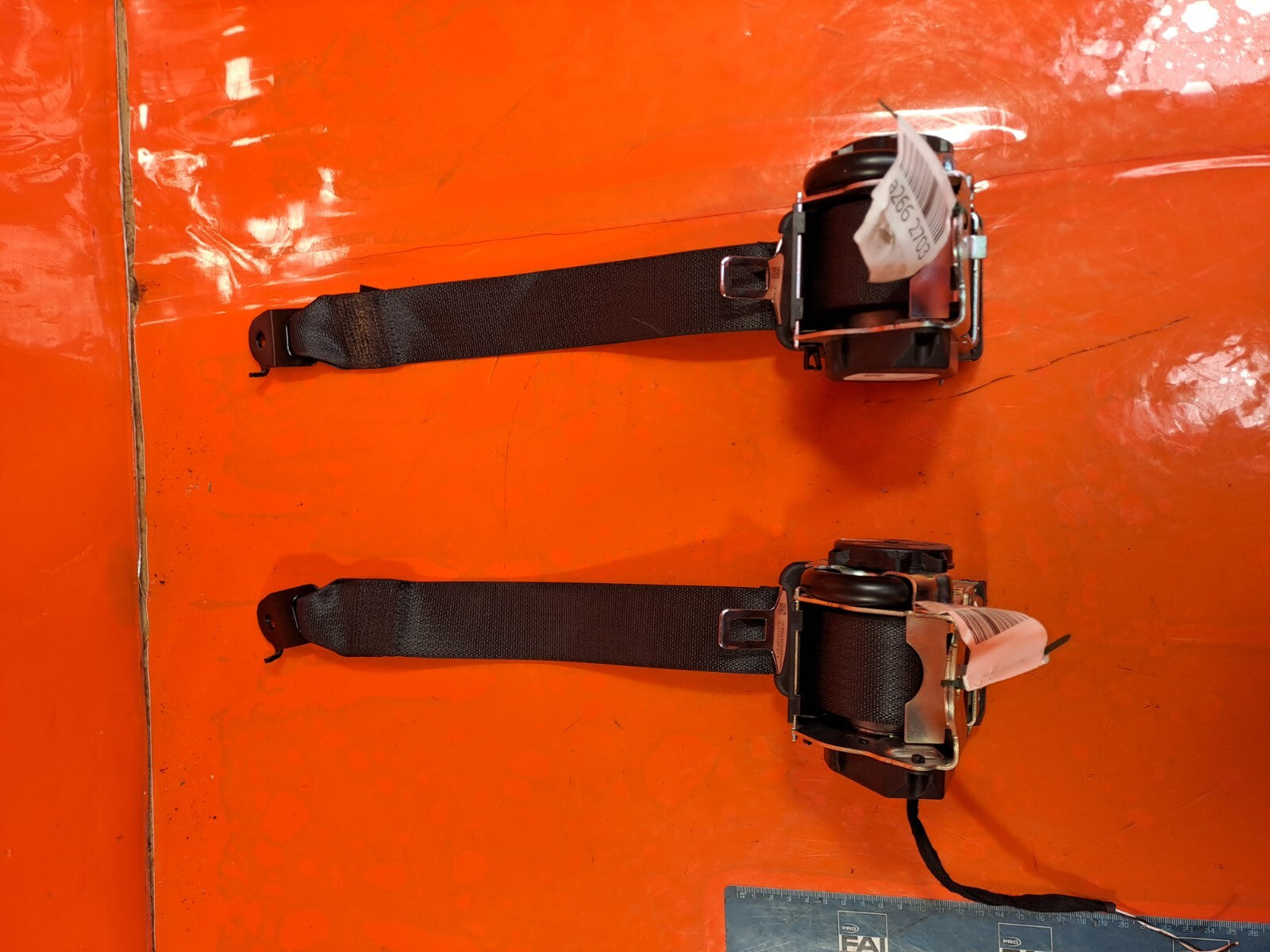✅Tesla Model 3 Long Range 2020 Rear Seat Belts 1110154-01-F Warranty A266 - Image 3