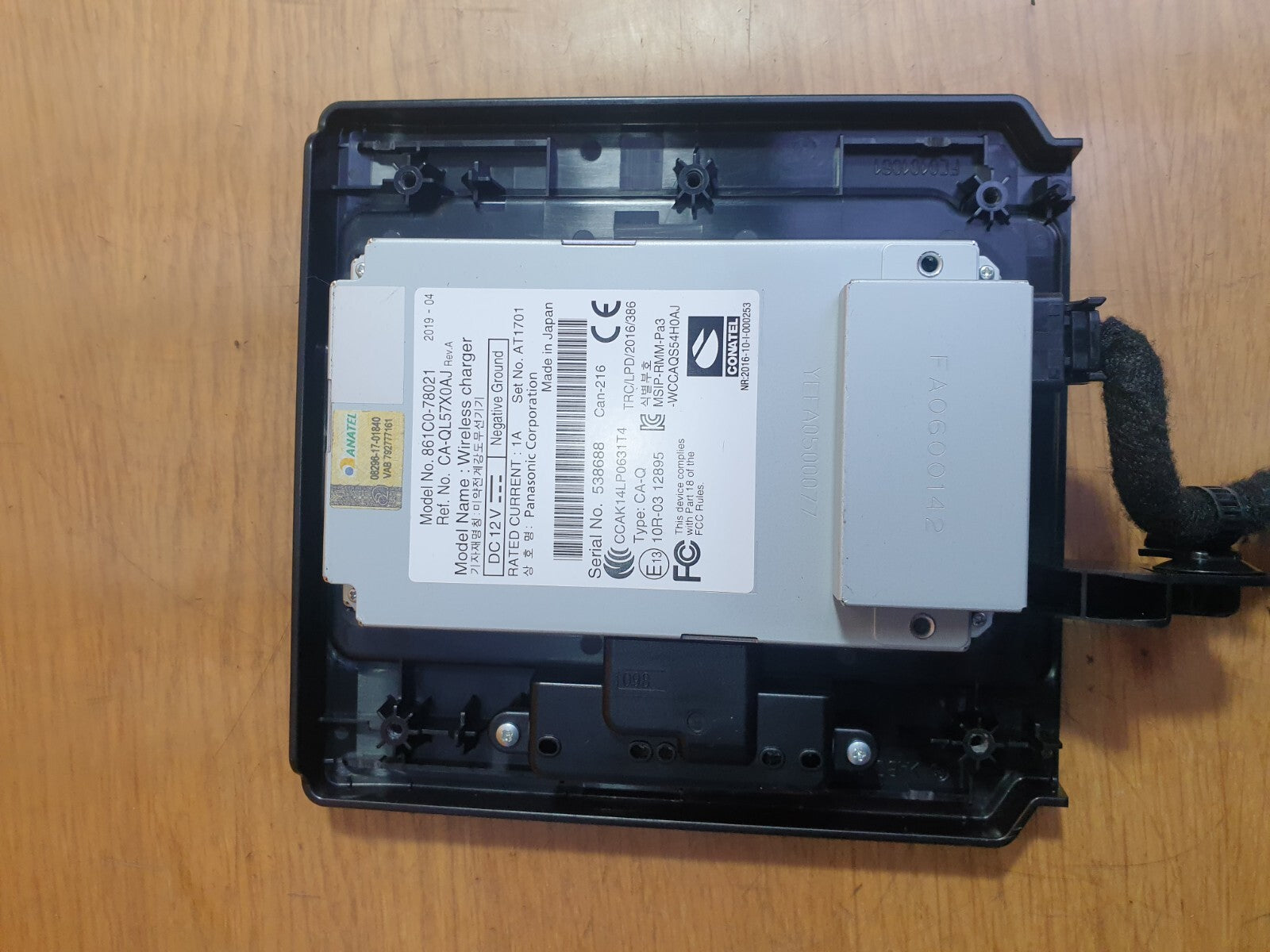 ✅2019 Lexus NX 300H Wireless Phone Charger Module 861C0-78021 + Warranty A146 - Image 7