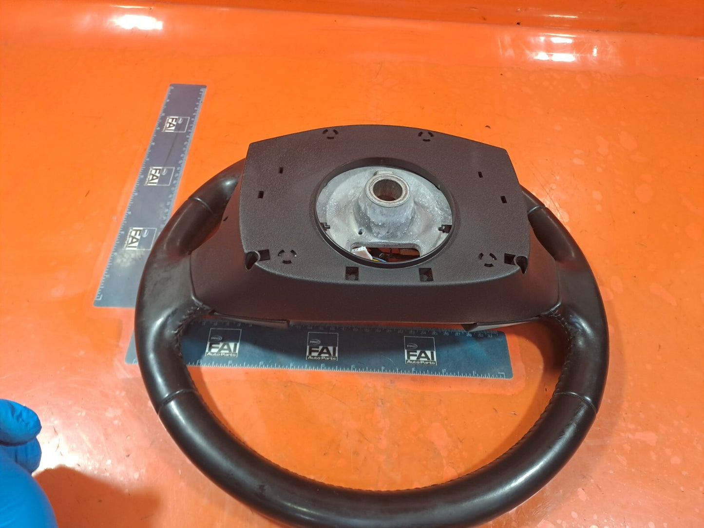 ✅2011 LAND ROVER DISCOVERY 4 L319 3.0D STEERING WHEEL AH22-13D767-BC A239 - Image 9