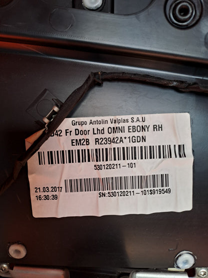 ✅FORD GALAXY ZETEC 2.0 DIESEL 2017 FRONT RIGHT DOOR CARD EM2BR23890 EM2BR239424 - Image 9