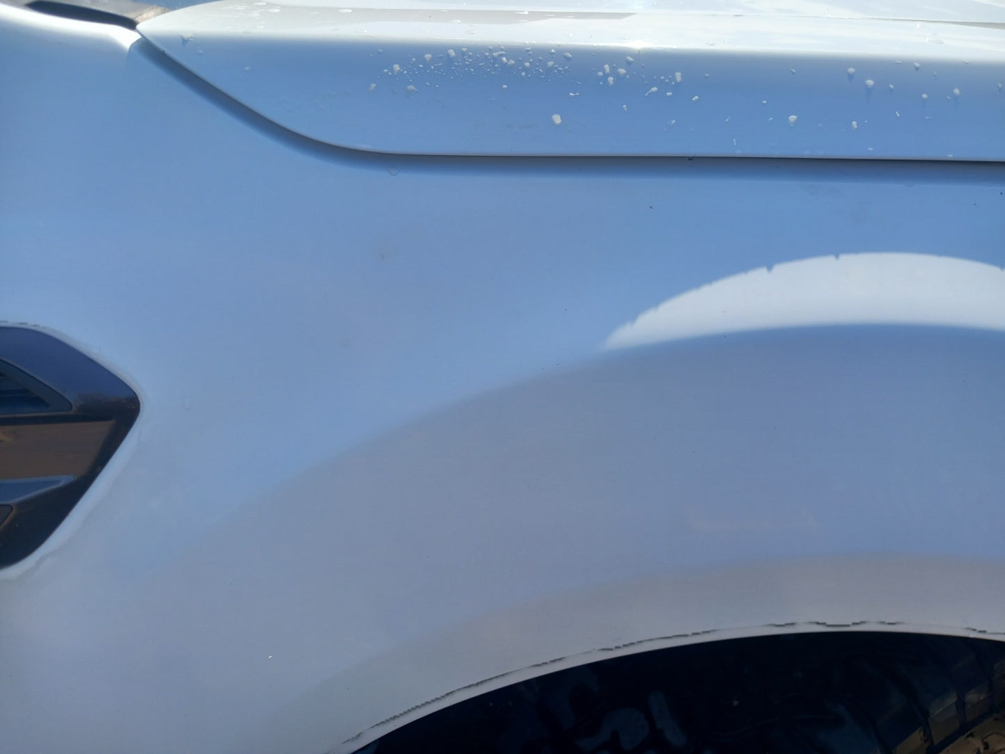 2017 Ford Ranger Wildtrak Wing Fender Panel Front Right White Warranty A401 - Image 4