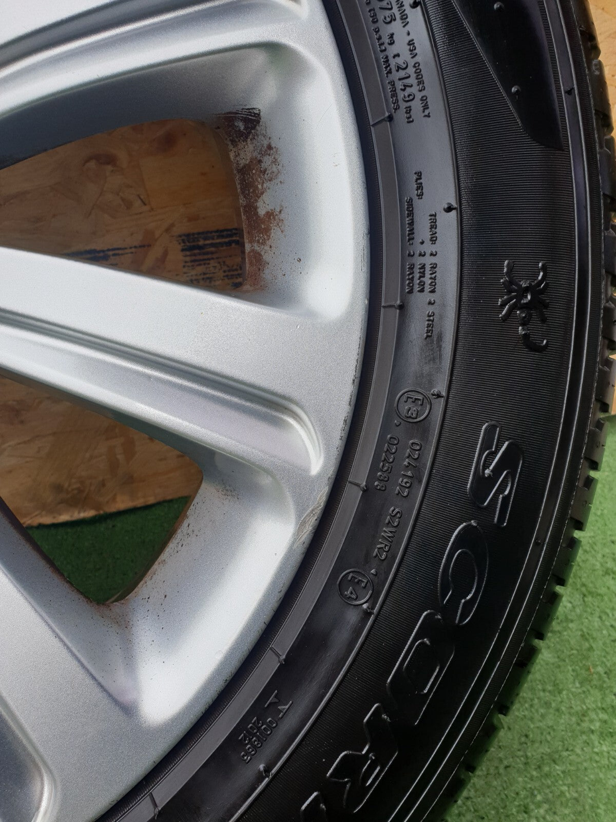 ✅2015 LAND ROVER DISCOVERY SPORT L550 ALLOY WHEEL & TYRE 235/60 R18 FK72-1007-BB - Image 9