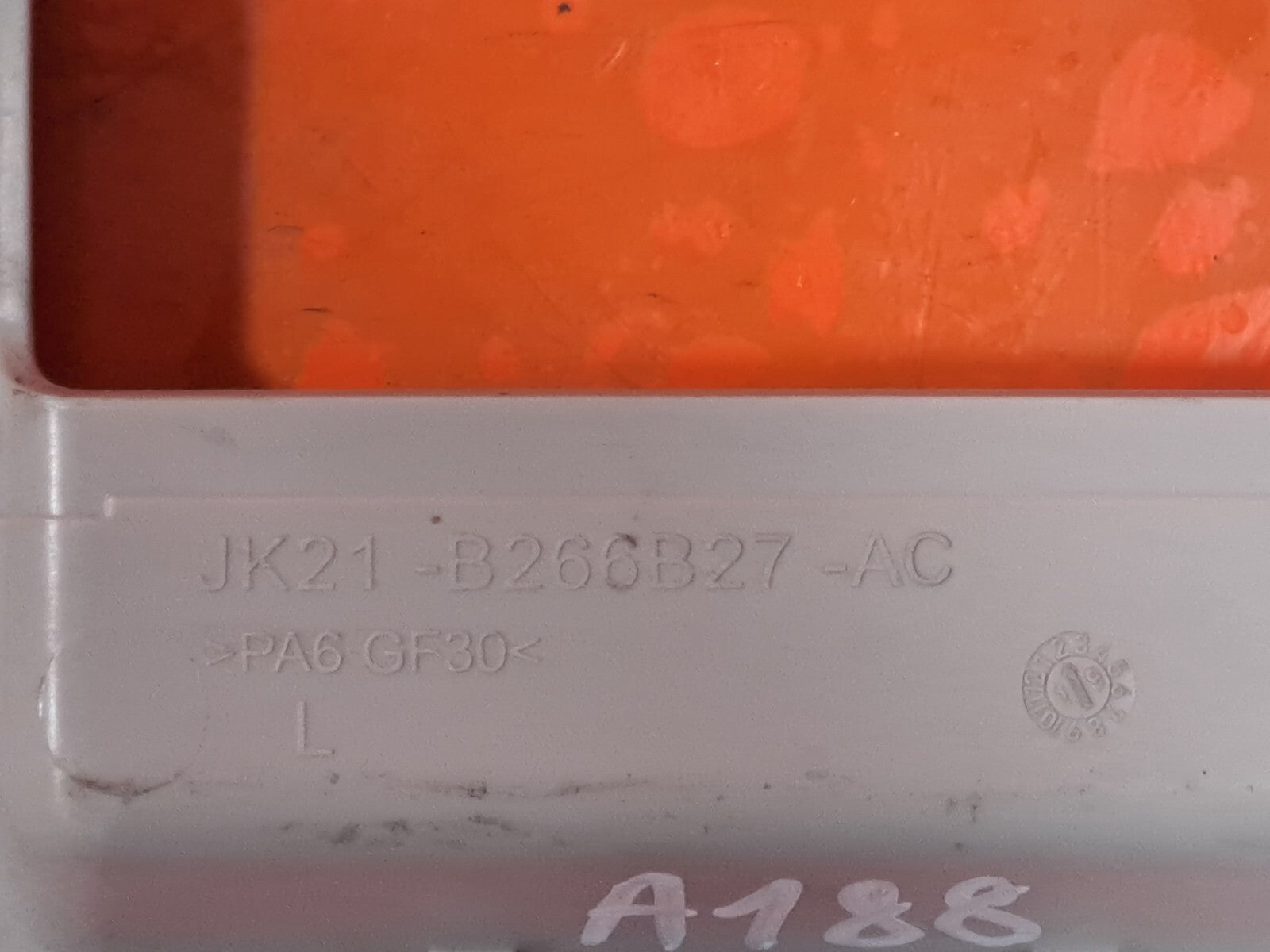 FORD TRANSIT CUSTOM 2.0 DIESEL 2018 SLIDING DOOR HANDLE INNER JK21B266B27AB A188 - Image 8