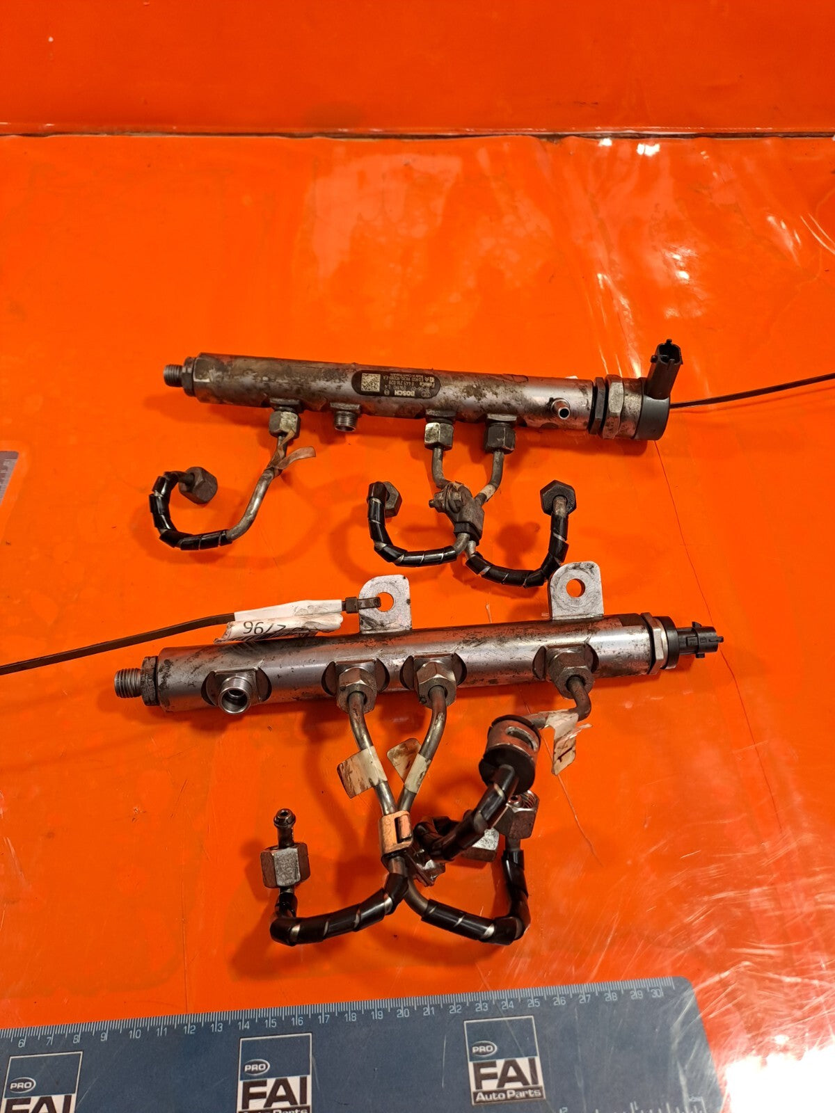 ✅2010 LAND ROVER DISCOVERY 4 L319 FUEL RAIL PAIR 9X2Q9D280EA +WARRANTY A265 - Image 3
