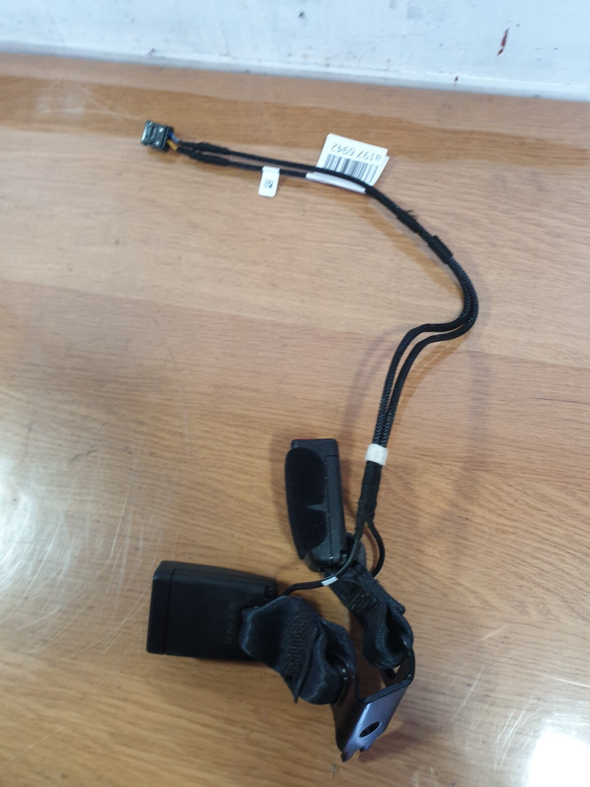 ✅2020 PEUGEOT 208 ALLURE EV REAR TWIN DOUBLE SEAT BELT BUCKLE 640351200C A197 - Image 10