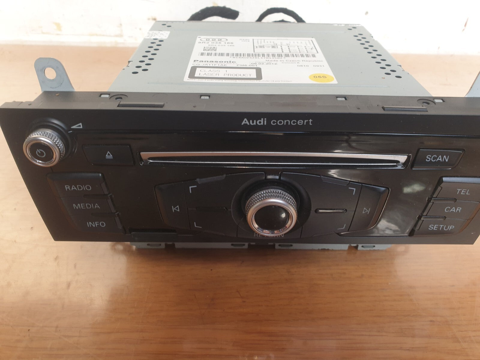 2012 AUDI A5 S LINE 2.0D MULTIMEDIA RADIO CD PLAYER HEAD UNIT 8R2035186 A218 - Image 5