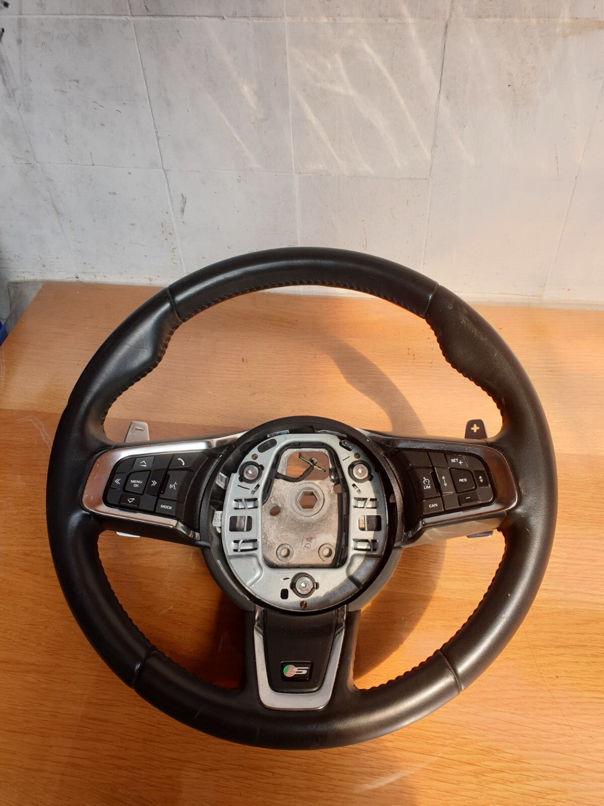 ✅2017 JAGUAR F-PACE X761 3.0P STEERING WHEEL HK8M-3F563-DA + WARRANTY A196 - Image 10