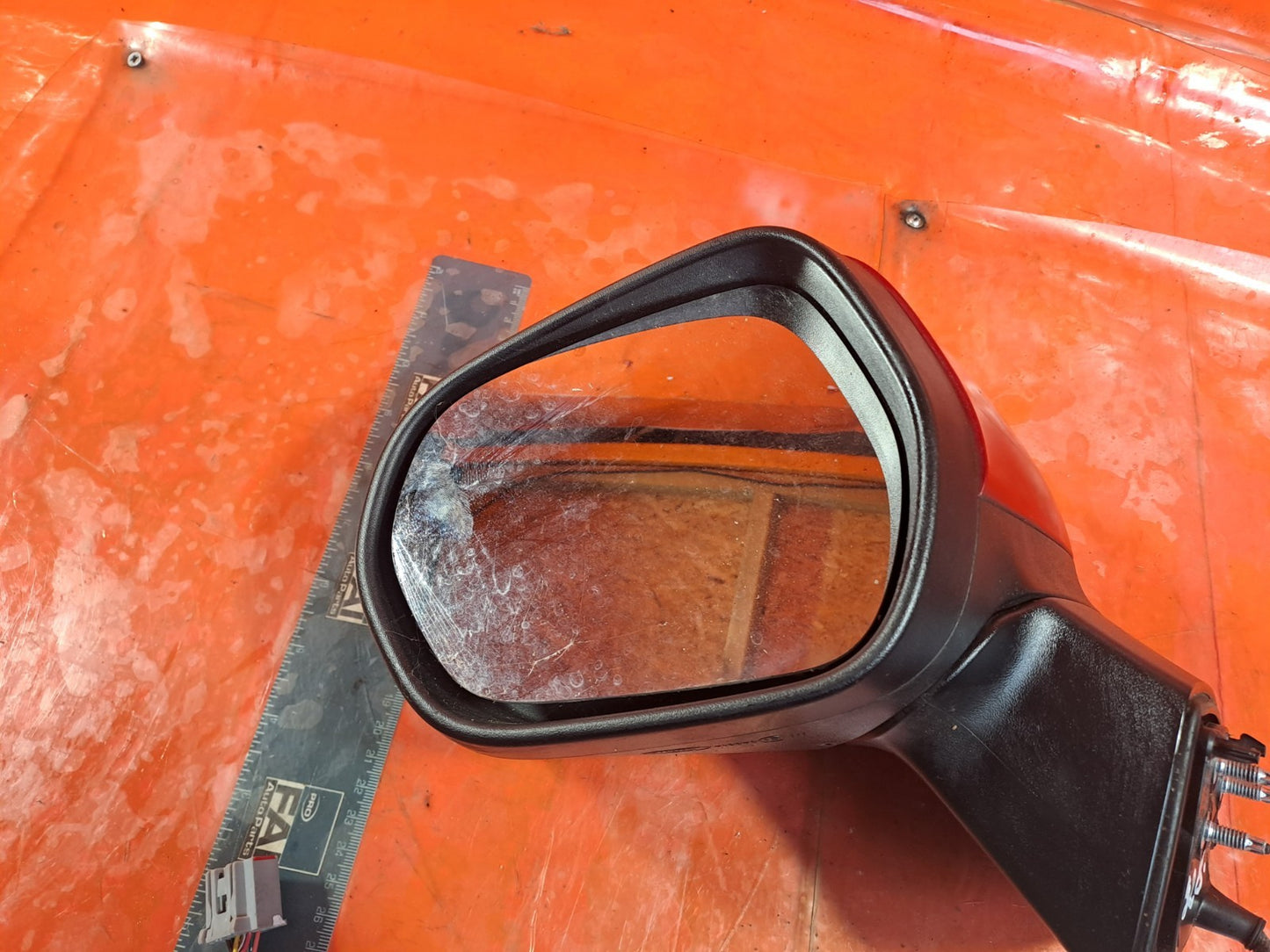 ✅2023 FORD PUMA TITANIUM 1.0P FRONT LEFT WING MIRROR RED + WARRANTY A328 - Image 8