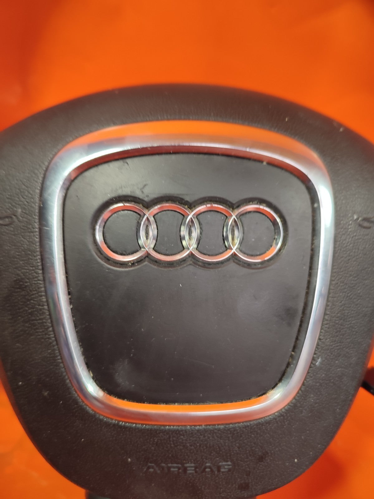 ✅2009 AUDI Q7 4L S LINE 3.0D MULTIFUNCTION LEATHER STEERING WHEEL PADDLE SHIFT - Image 6