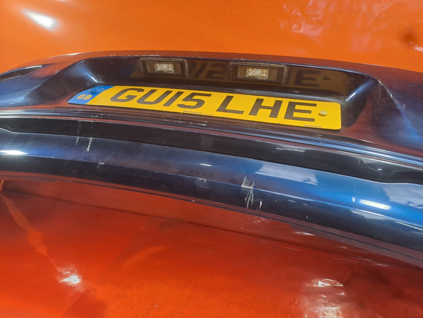 ✅BMW 118D F20 2.0 Diesel 2015 Rear Bumper Blue Scratches A316 - Image 8