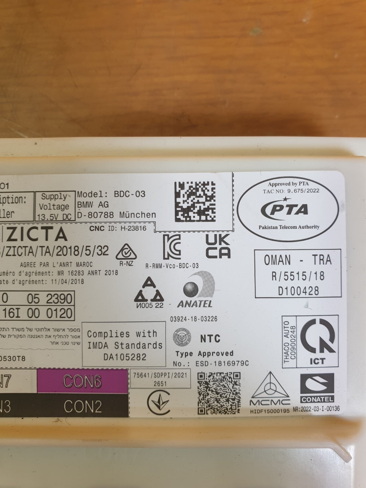 ✅2023 BMW I4 G26 E-DRIVE 40M SPORT ELECTRIC BCM BODY CONTROL MODULE 5B31359 A190 - Image 4
