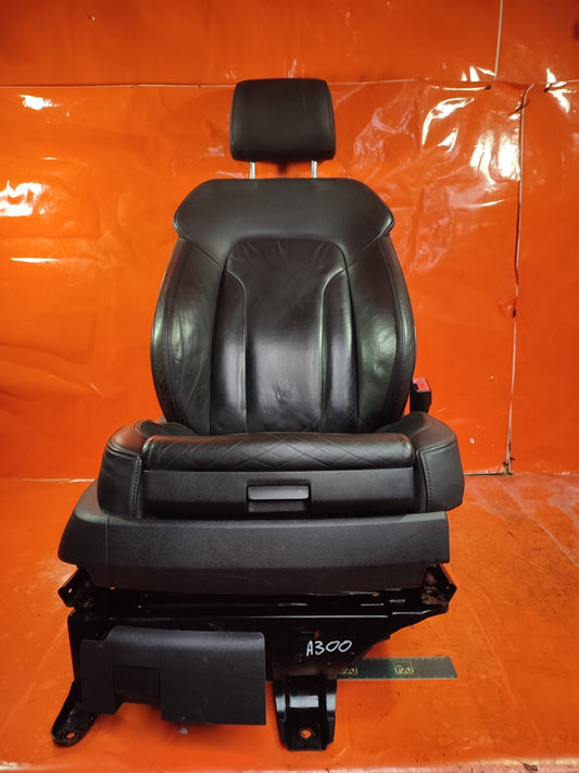 ✅AUDI Q7 S LINE 3.0 DIESEL 2009 FRONT RIGHT LEATHER SEAT Warranty A300 - Image 1