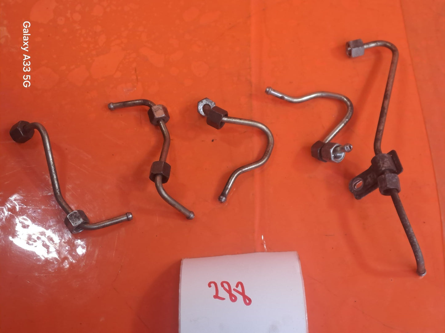 ✅SSANGYONG KORANDO LE 2.2 DIESEL 2018 FUEL RAIL HIGH PRESSURE FUEL PIPES A288 - Image 2