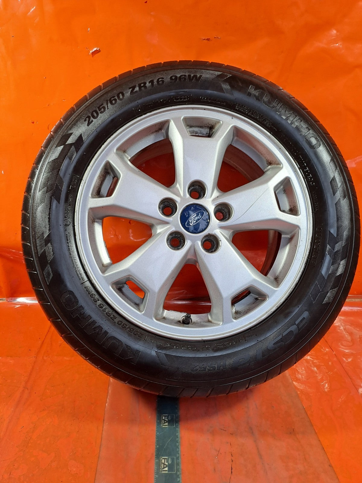 ✅2015 FORD TRANSIT CONNECT V408 ALLOY WHEEL WITH TYRE 205/60 R16 DT11-AC A355 - Image 1