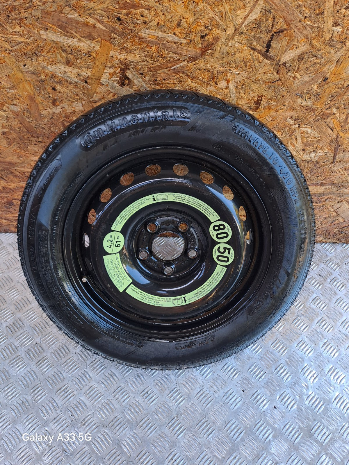 ✅Mercedes C-Class C250 Bluef-Cy W204 2.1 Diesel 2011 Spare Wheel 2044000302 A283 - Image 2