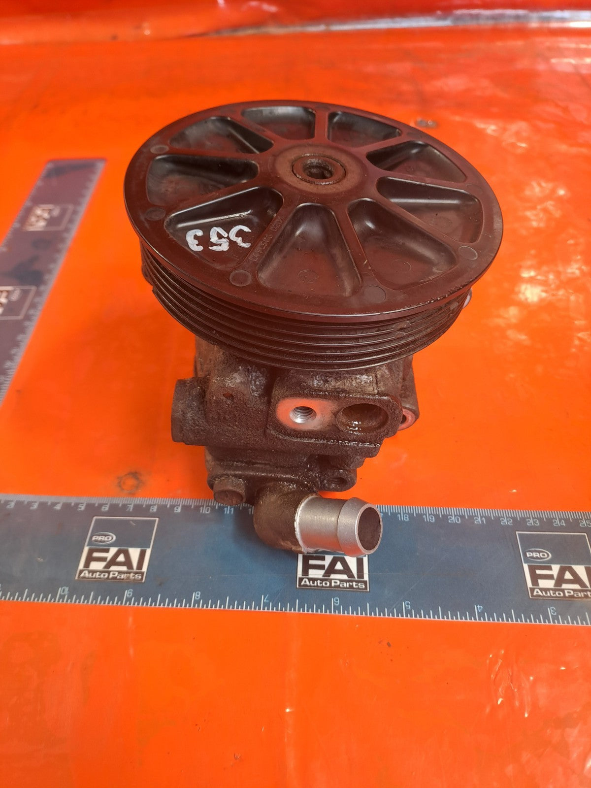 ✅2022 FORD TRANSIT CUSTOM POWER STEERING PUMP GK21-3A696-BB + WARRANTY A353 - Image 4