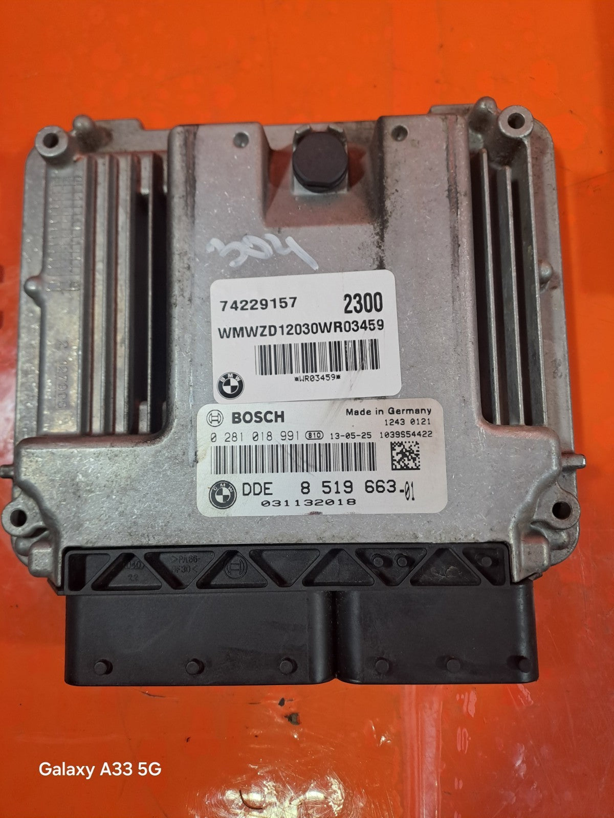 ✅MINI COUNTRYMAN MK3 1.6 DIESEL 2013 ENGINE ECU KIT KEYS 8519663 3457403 9299332 - Image 3
