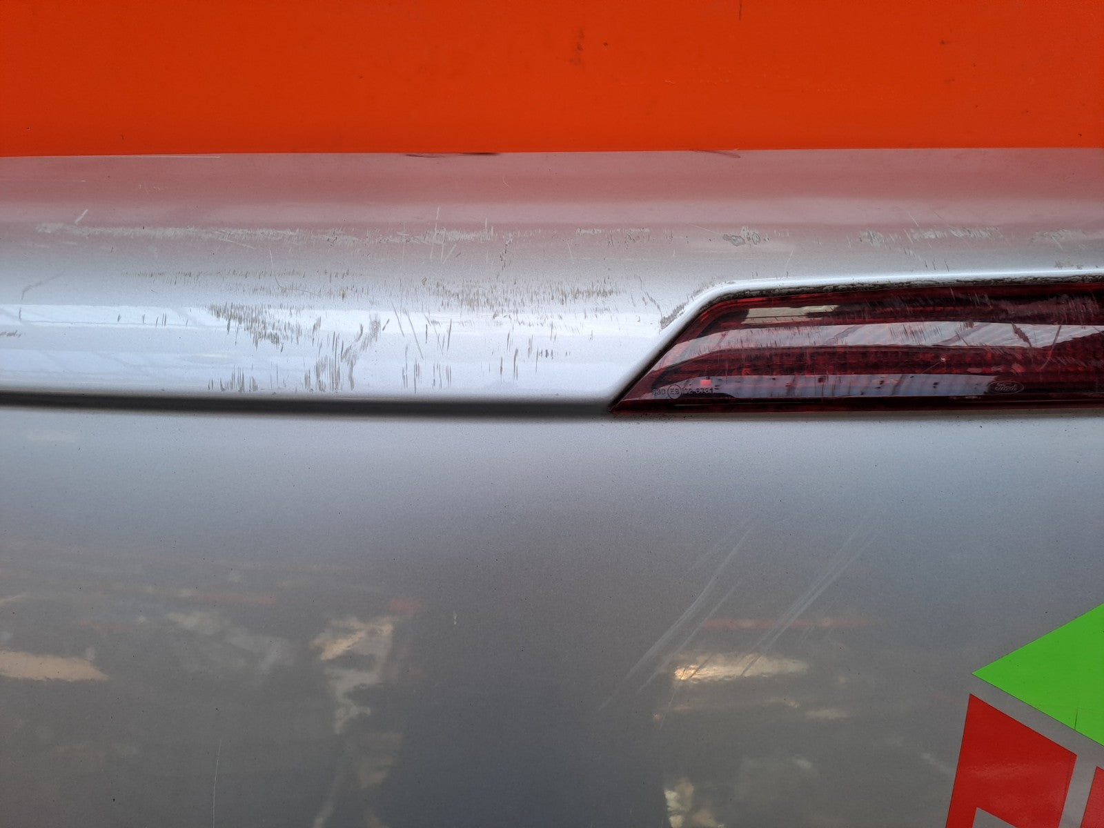 ✅Ford Transit Custom 2.2 Diesel 2016 Rear Left Door Bare Silver Scratches A373 - Image 5